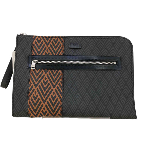 タケオキクチ TAKEO KIKUCHI 総柄 クラッチバッグ メンズ